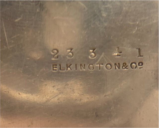 Elkington Silberschale in Bonn