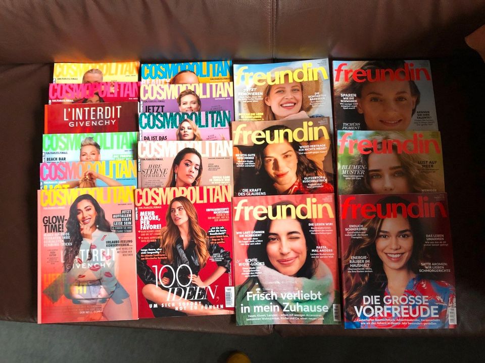 Mode Life Cosmopolitan + Freundin Zeitschriften Sammlung in Viechtach