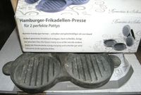 Hamburger patty maker Presse Aluminium Grill Rillen Holzgriff geb Baden-Württemberg - Ditzingen Vorschau