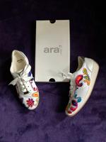 Ara Sneaker Gr 7 (40) Weiß - Bunt Applikation, Neu Sachsen-Anhalt - Naumburg (Saale) Vorschau