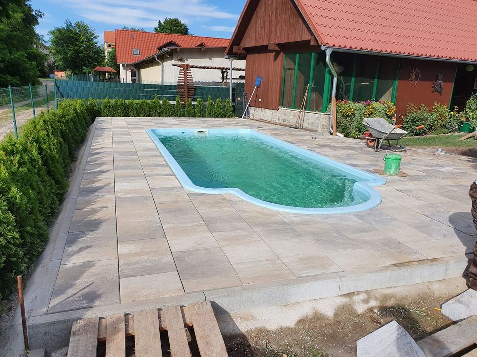 Gfk Schwimmbecken Set mit Filter 7,00x3,00x1,50 Pool Becken in Dortmund