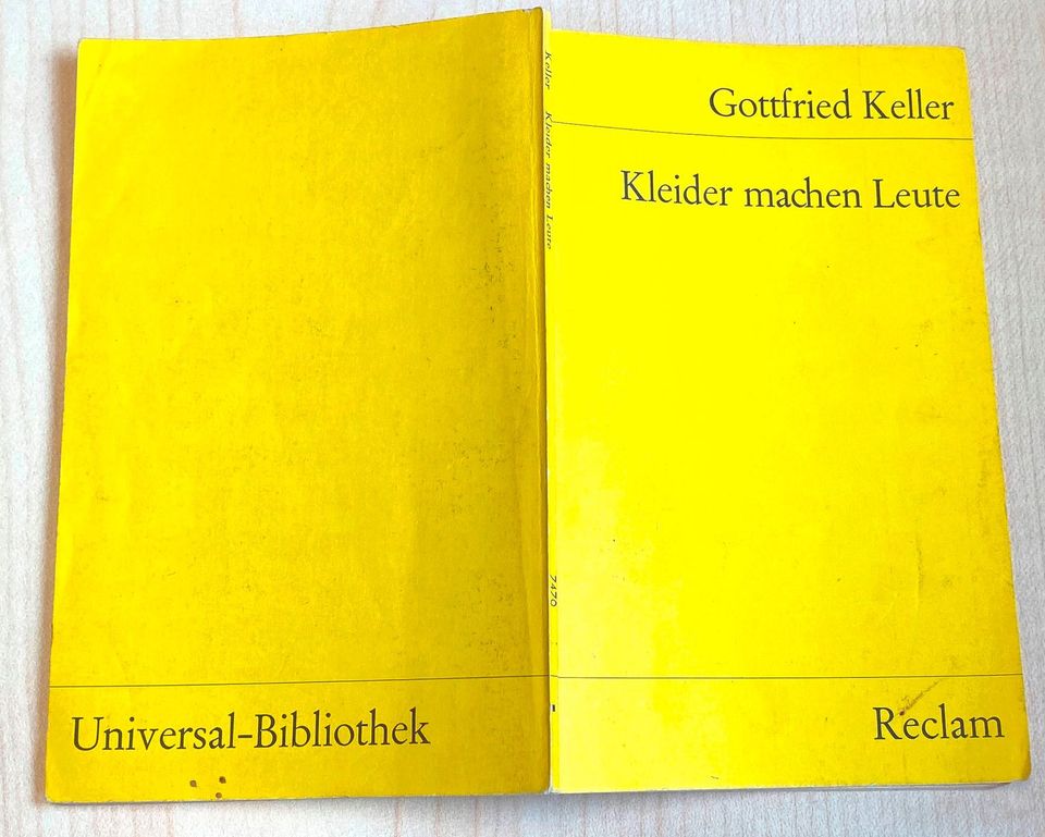 ⭐Gottfried Keller - Kleider machen Leute - Reclam. Realismus⭐ in Werne