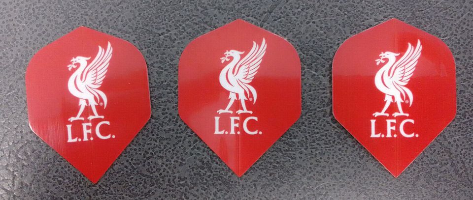 3 Dart Flights "Liverpool FC" rot in Büren