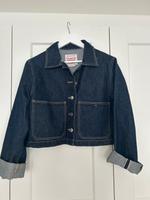Pull & Bear Jeansjacke dunkelblau Gr. XS NEU Niedersachsen - Burgdorf Vorschau