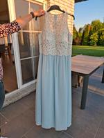 Abendkleid NEU hellblau/creme von Vera Mont Gr. 42 Nordrhein-Westfalen - Lage Vorschau