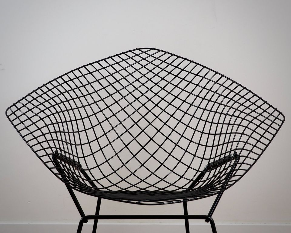 3 x Knoll Int. Bertoia Diamond Chair in schwarz in Stuttgart