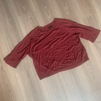 Pullover locker leicht rot Dreiviertelärmel rostrot h&m Pulli Düsseldorf - Oberbilk Vorschau