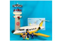 Playmobil - Flugzeug Linienjet 3185 mit Tower 4313 Schleswig-Holstein - Lasbek Vorschau