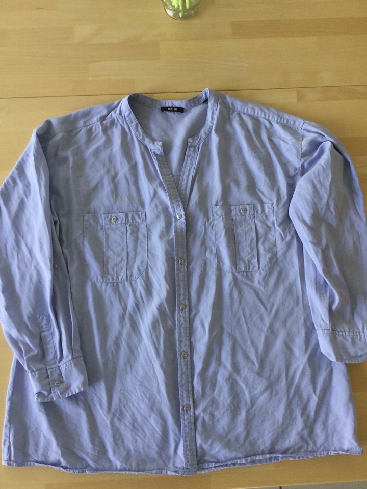 Bluse Opus hellblau Gr. 44 in Lage