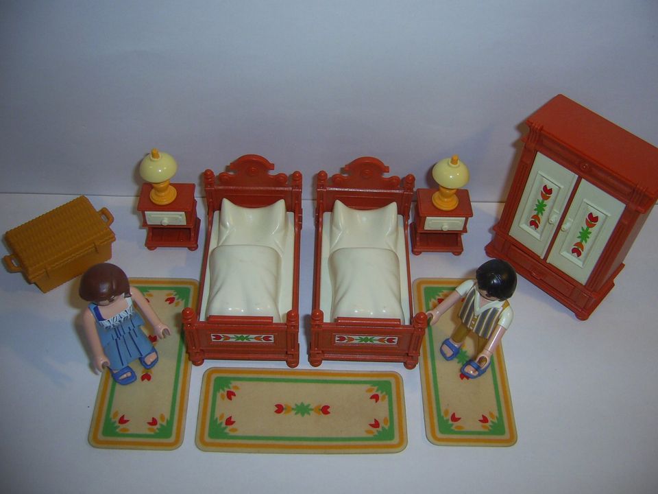 Playmobil Set 5319 Nostalgie Schlafzimmer Rosa Serie Komplett in Eggermühlen