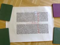 Nachdruck Faksimile Seite aus Original-Gutenberg Bibel Hessen - Marburg Vorschau
