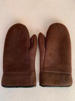 Braune Wildleder Fäustlinge  / Handschuhe aus Leder Gr. ca- 9,0 München - Schwanthalerhöhe Vorschau