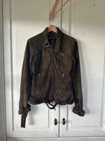 Dondup Lederjacke Damen Gr. 36 S dunkelbraun echtes Wildleder Bayern - Surberg Vorschau