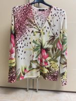 w Neu! Strickjacke Cardigan Floral Fein Joy S M 36 38 Sachsen - Brandis Vorschau