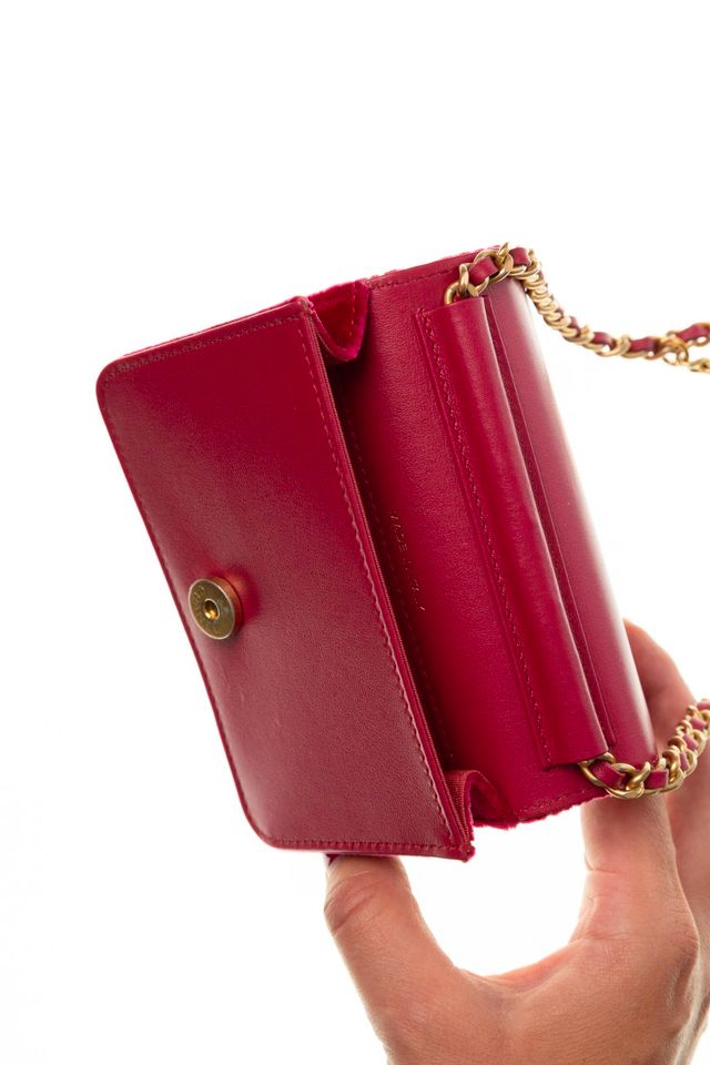 SALE! CHANEL Clutch Chain AP2280 B05946 Fuchsia RATENKAUF in Grünwald