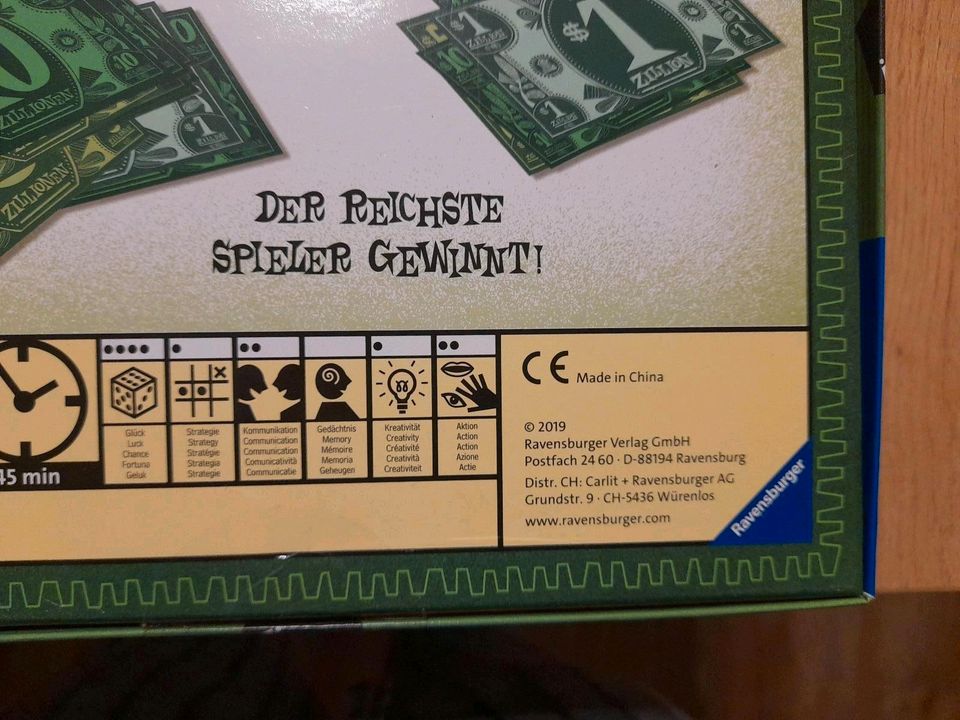 Ravensburger Gesellschaftsspiel "BIG MONEY" in Oedheim