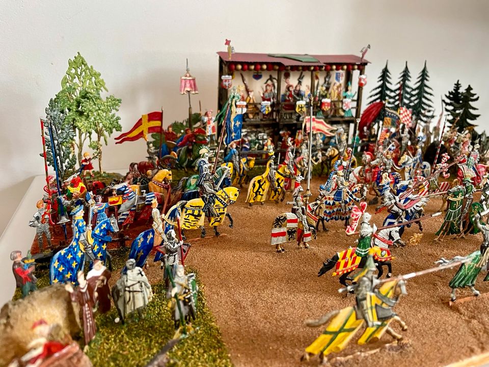 Diorama Zinnfiguren Ritter in Düsseldorf