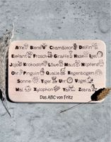 Einschulung personalisiertes Frühstücksbrettchen ABC Geschenk Brandenburg - Fredersdorf-Vogelsdorf Vorschau