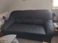 Leder-Sofa/ Leder-Couch - Farbe schwarz / Unbenutzt Niedersachsen - Wilhelmshaven Vorschau