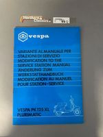 Vespa PK 125 XL Plurimatic Bedienungsanleitung Werkstatthandbuch Niedersachsen - Aurich Vorschau