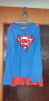 Langarmshirt Gr. 134-140 Superman mit Umhang Baden-Württemberg - Laufenburg (Baden) Vorschau