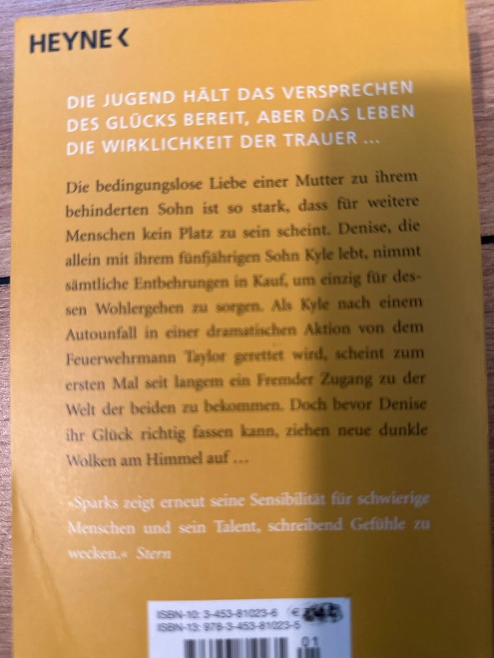 Das Schweigen des Glücks von Nicholas Sparks in Östringen