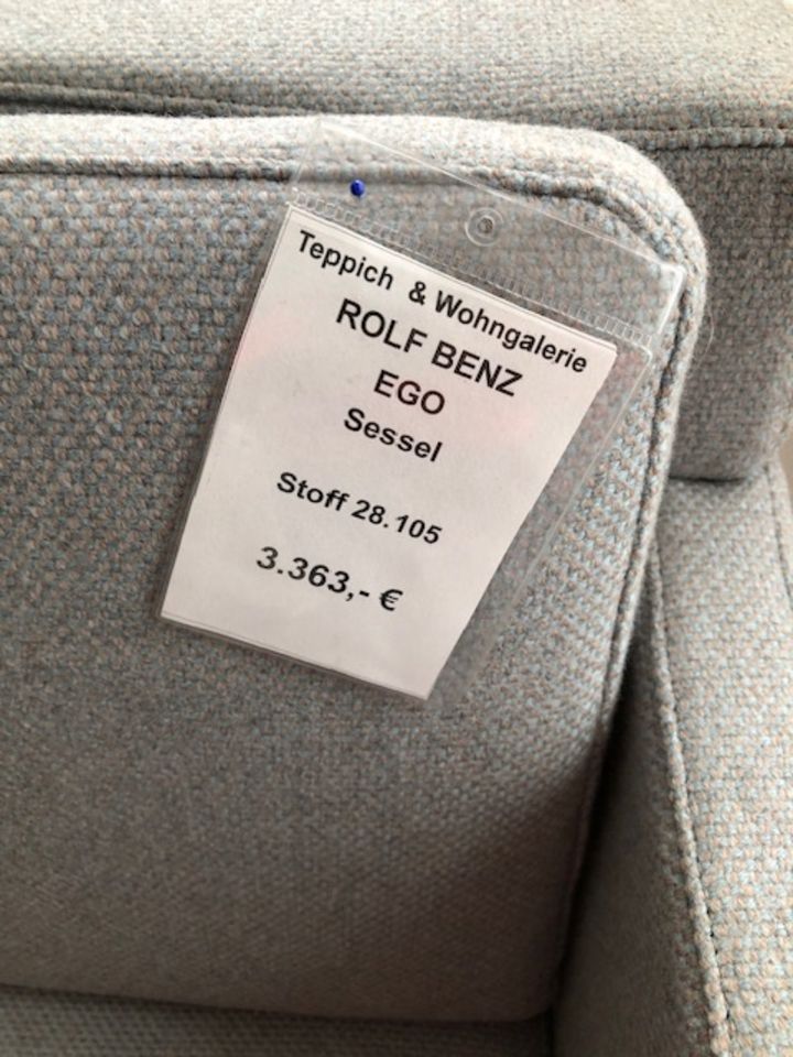 Sessel 1 Stück ROLF BENZ EGO Stoff UVP 3.363,- € in Göppingen
