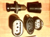 DDR Stecker Buchse Lampenfassung Bakelit Sachsen - Waldheim Vorschau