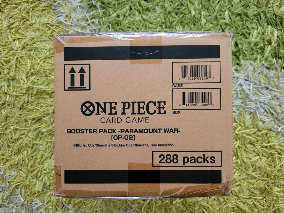 ONE PIECE SEALED CASE PARAMOUNT WAR ENG OP-02 in Kernen im Remstal