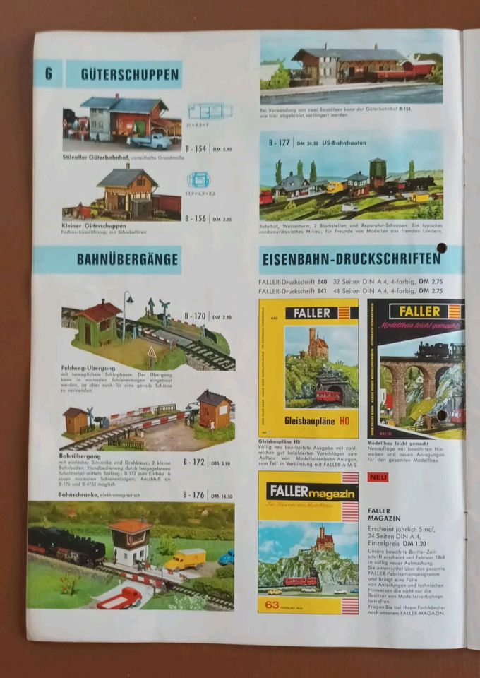 Faller Katalog 1968 Rarität in Leiwen