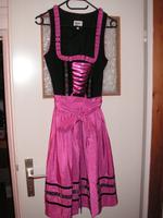 Distler Dirndl Midi Gr. 36 pink Bayern - Raisting Vorschau