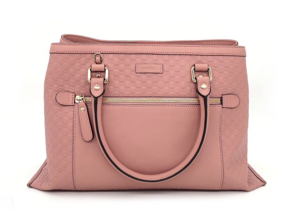 nieKeshop Gucci Microguccissima Tote Tasche rosa Ledertasche in Olpe