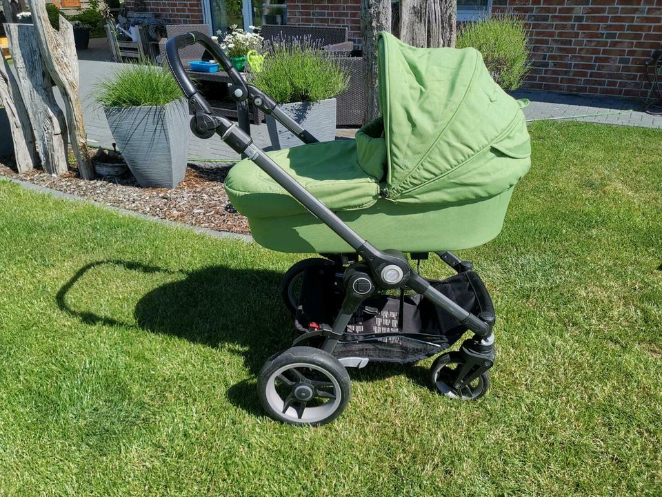 ❤️ Teutonia Kinderwagen❤️BeYou!V3 2015 Buggy Sportkarre grün grau in Selsingen