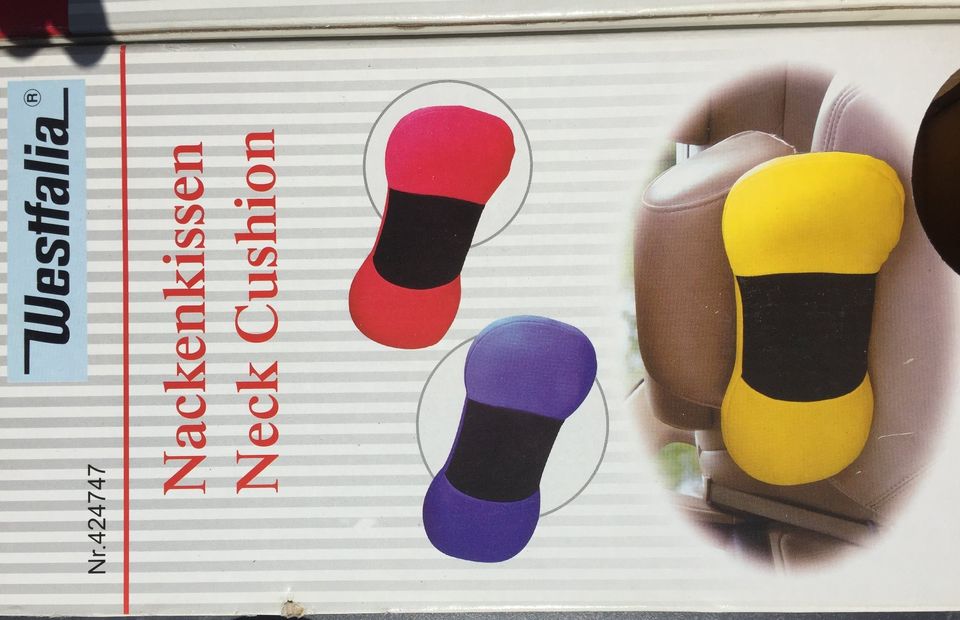 Westfalia Nackenkissen Nr.:424747 Neck Cushion 2 Stk., ein Preis in Krefeld