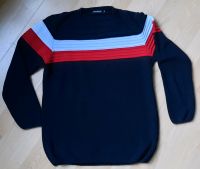 Strickpullover Herren dunkelblau mit rot weiß Gr. M Niedersachsen - Hildesheim Vorschau