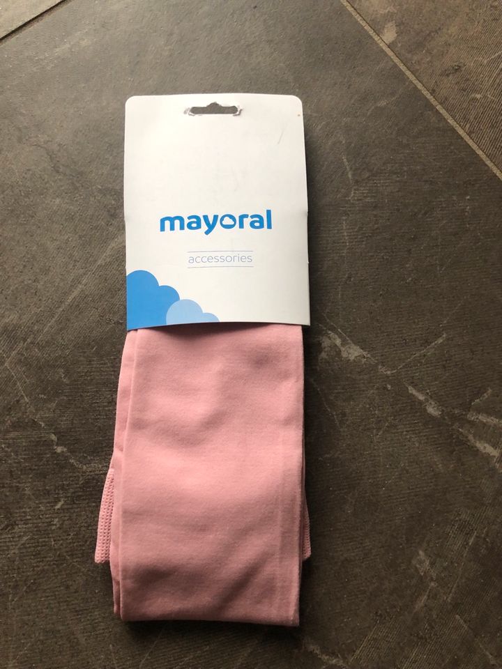 Mayoral Feinstrumpfhose Gr. 32-36 rosé neu in Küllstedt