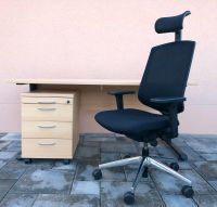 Büro Tisch und Stuhl mit Rollcontainer Rheinland-Pfalz - Bad Sobernheim Vorschau