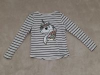 Pullover langärmeliges Shirt 134 140 Einhorn Wendepailetten H&M Hamburg-Nord - Hamburg Fuhlsbüttel Vorschau