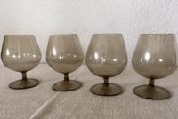 4 DDR Cognac Schwenker. Lauschaer Rauchglas. Gläser. Hessen - Bruchköbel Vorschau