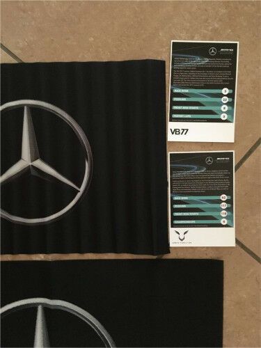 Mercedes Benz Flaggen sowie Autogrammkarten in Vreden
