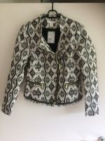 Jaquard Jacke Blazer Glitzerfäden Fransen Biker Jacke 36 H&M Neu Schleswig-Holstein - Oststeinbek Vorschau