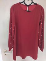 Langarm Kleid Perlen rot Hessen - Nidderau Vorschau