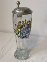 Weißbierglas mit Zinndeckel - Bayern Wappen Bayern - Effeltrich Vorschau