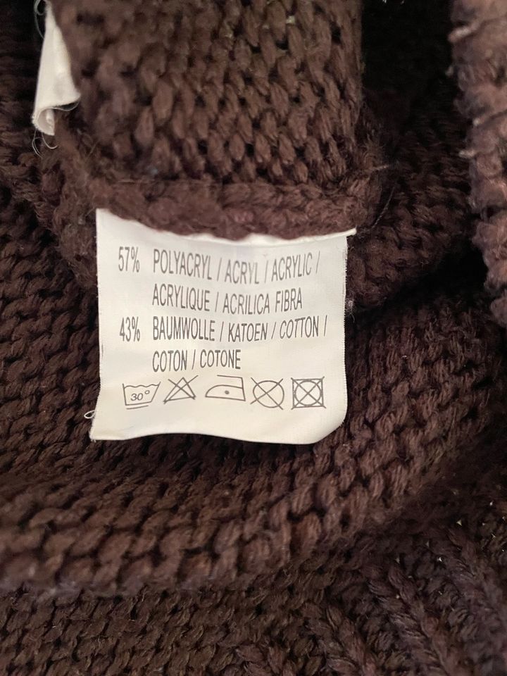 John Devin Strickpullover Pullover Zopf Rollkragen XL 56 58 in Hirschstein