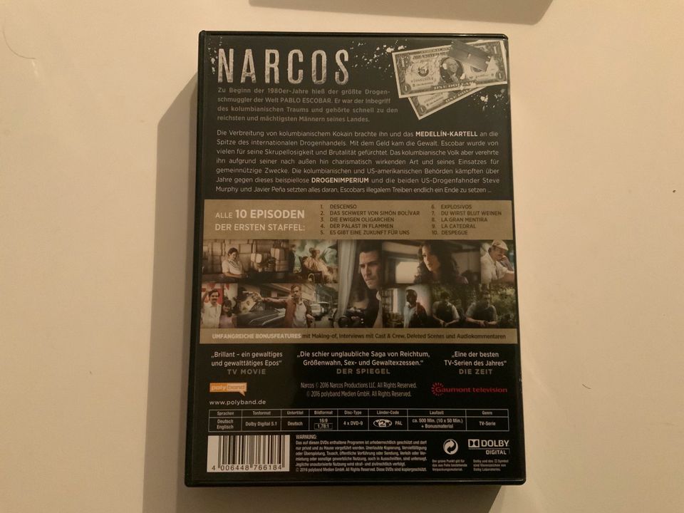 DVD / NARCOS - die komplette Staffel 1 in Ladenburg