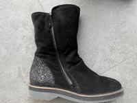 Paul Green Lammfell Stiefel, Größe 38,5 mit Glitzer Nordrhein-Westfalen - Rietberg Vorschau