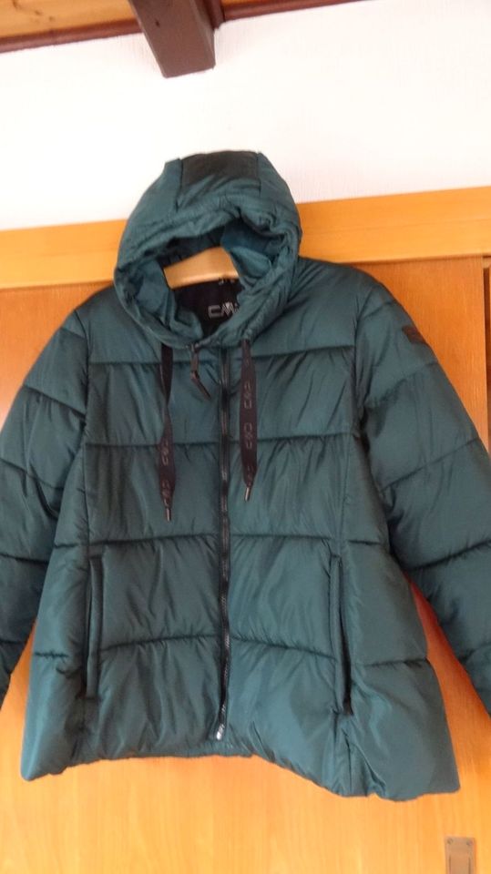 Warme Steppjacke grün von CMP Gr. 48 (3XL), wie neu 129 Euro in Feilbingert