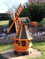 Windmühle aus Holz mit Solar Typ 17 www.holzdekoladen.de Sachsen - Moritzburg Vorschau