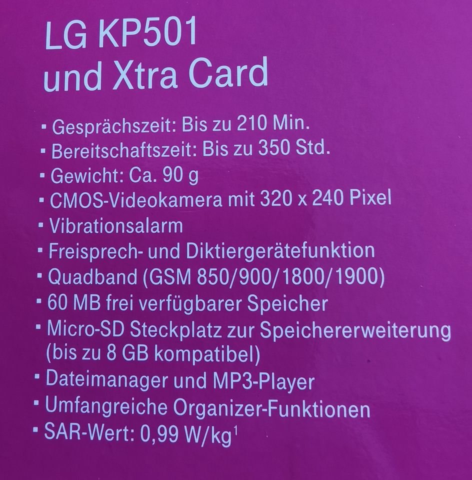 Altes LG KP501 Handy in Rosa in Villingendorf
