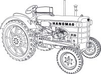 Hanomag Traktor, Oldtimer, R28, LED-Beleuchtung, Trecker Niedersachsen - Aschendorf Stadt Papenburg Vorschau